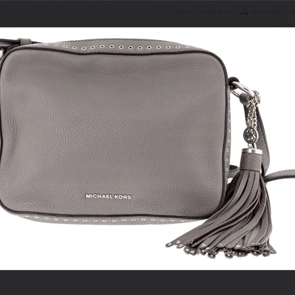 New Micheal Kors‎ Brooklyn crossbody leather  camera bag